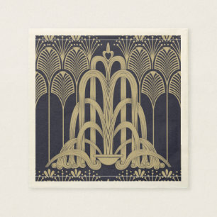 Deco Fountain Paper Napkins