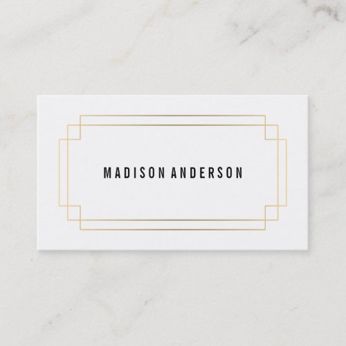 Deco Frame | Business Cards