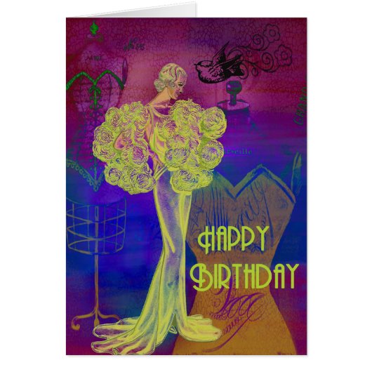Deco Lady Boa Cards (Front)