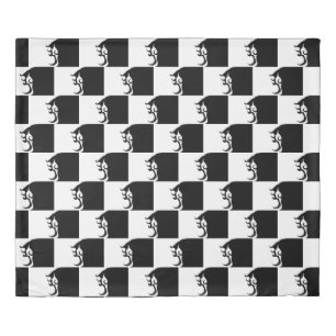 Deco Mod Woman Duvet Cover