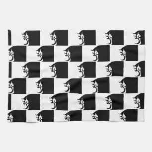 Deco Mod Woman Kitchen Towel