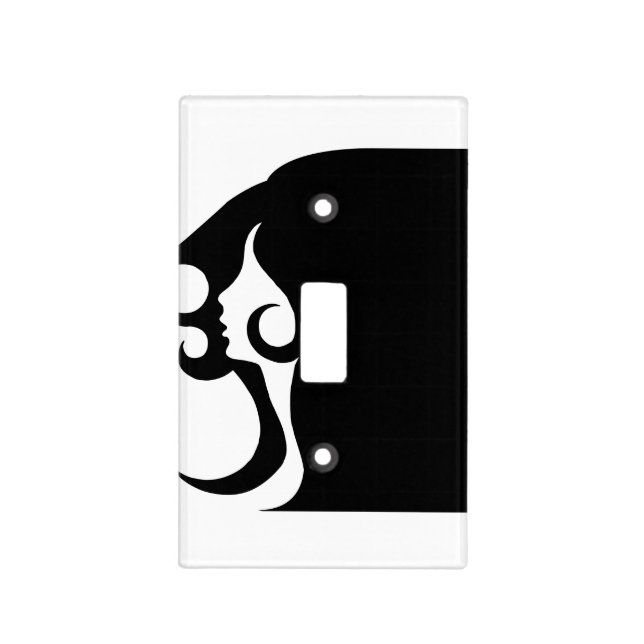 Deco Mod Woman Light Switch Cover (Front)