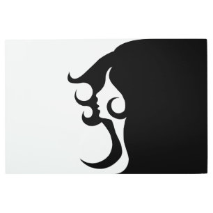 Deco Mod Woman Metal Print