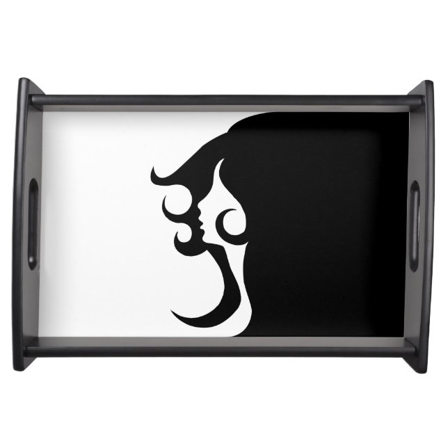 Deco Mod Woman Serving Tray (Front)