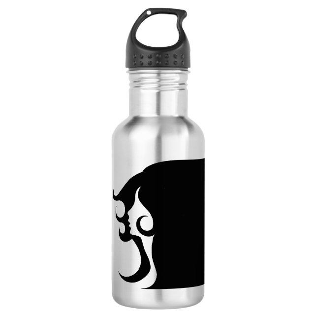 Deco Mod Woman Stainless Steel Water Bottle (Front)