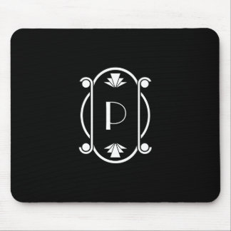 Deco Monogrammed Mouse Pad