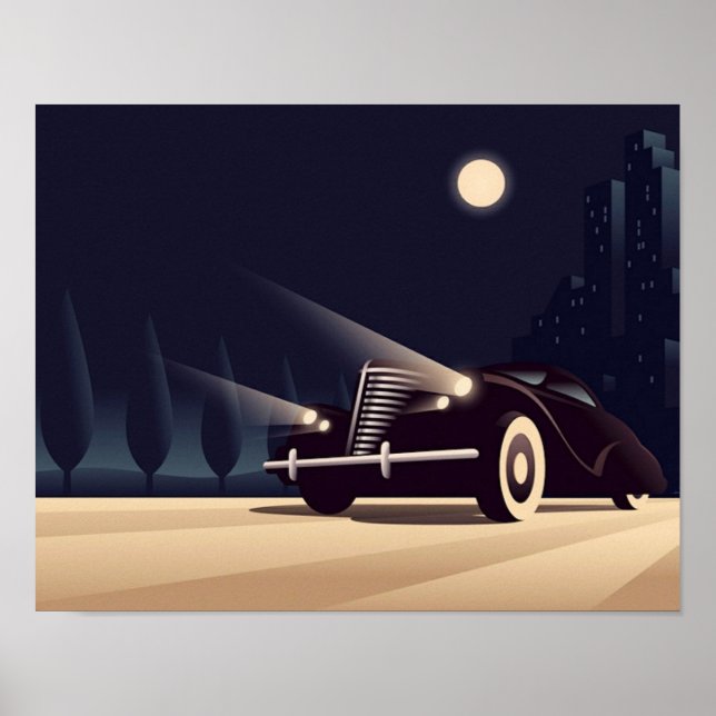 Deco Nights Poster (Front)