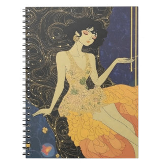 Deco Party Girl Notebook