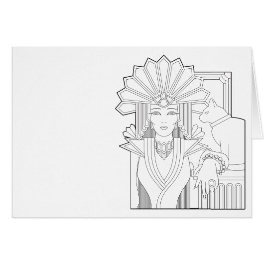Deco Priestess Cards (Front Horizontal)