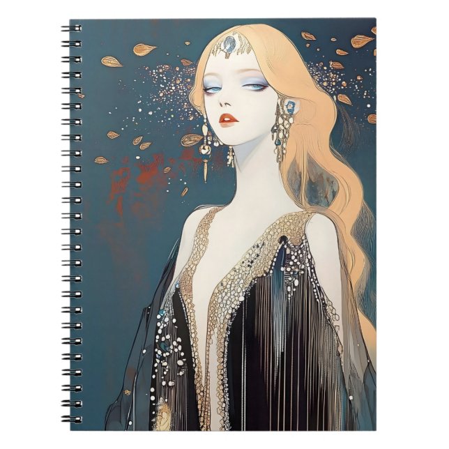 Deco Queen Notebook (Front)