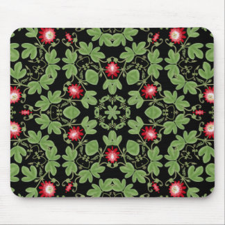 Deco Red Passionflower Mousepad