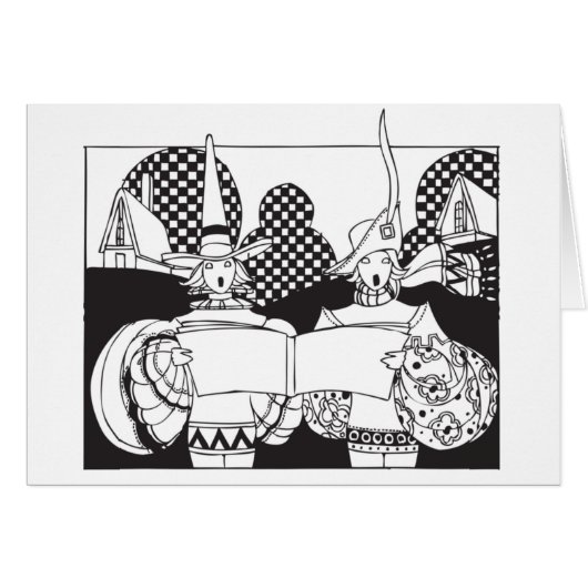 Deco Renaissance Carolers (Front Horizontal)