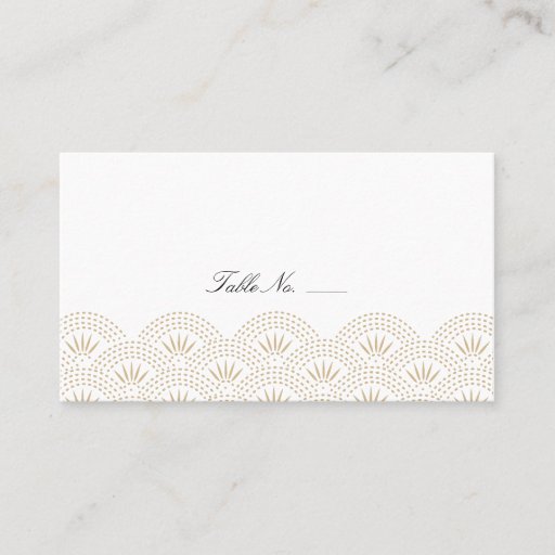 Customizable Deco Seigaiha Guest Escort Cards Business Card Template