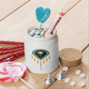 Deco Space Egg Candy Jar
