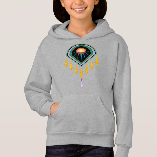 Deco Space Egg Kids Pullover Hoodie (Front)