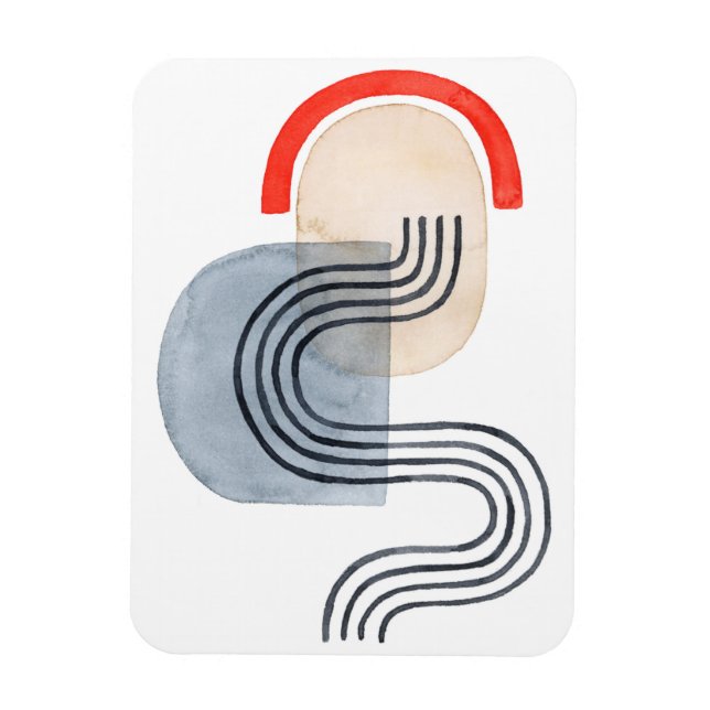 Deco Sunrise IV Magnet (Vertical)