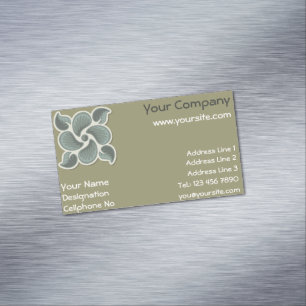 Deco Tile 2 Business Card Magnet