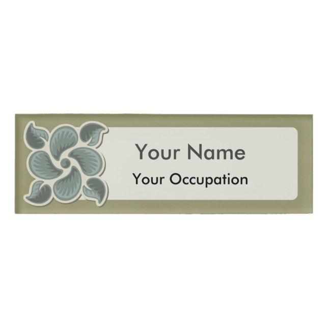 Deco tile 2 name tag (Front)