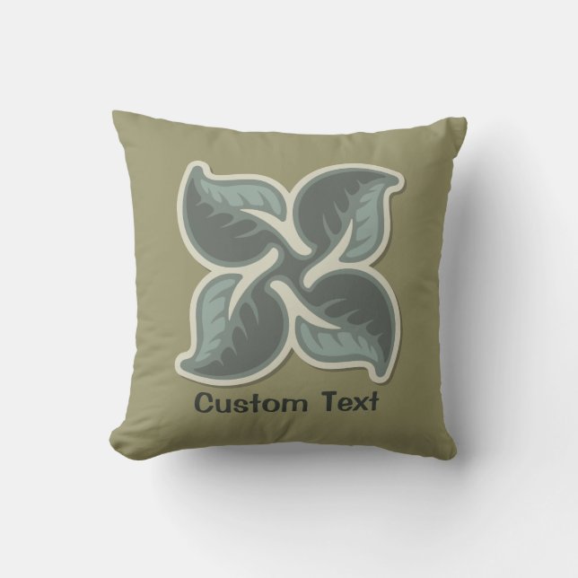 Deco Tile 3 Throw Pillow (Front)