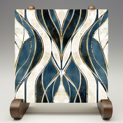 Deco Waves Glamour Ceramic Tile