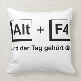 Decoccide Alt+F4 Throw Pillow