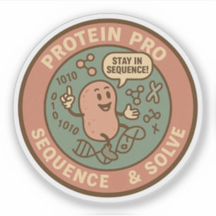 Decode Proteins Like a Pro Sequence & Solve Sticker