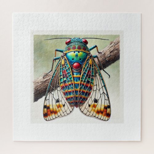 Decodes Insect 040724IREF114 _ Watercolor Jigsaw Puzzle