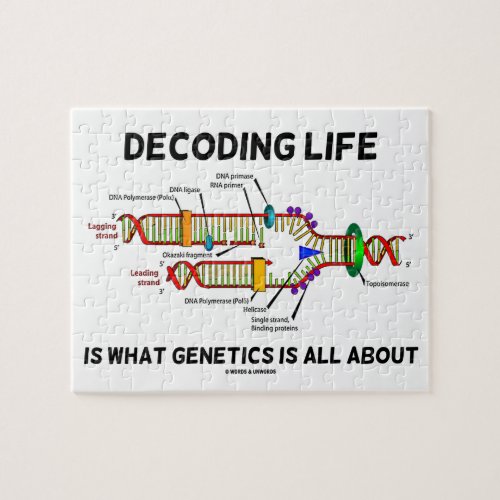 Decoding Life Is What Genetics Is All About Jigsaw Puzzle