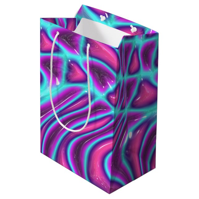 decoglam thermoplastic :  medium gift bag (Back Angled)