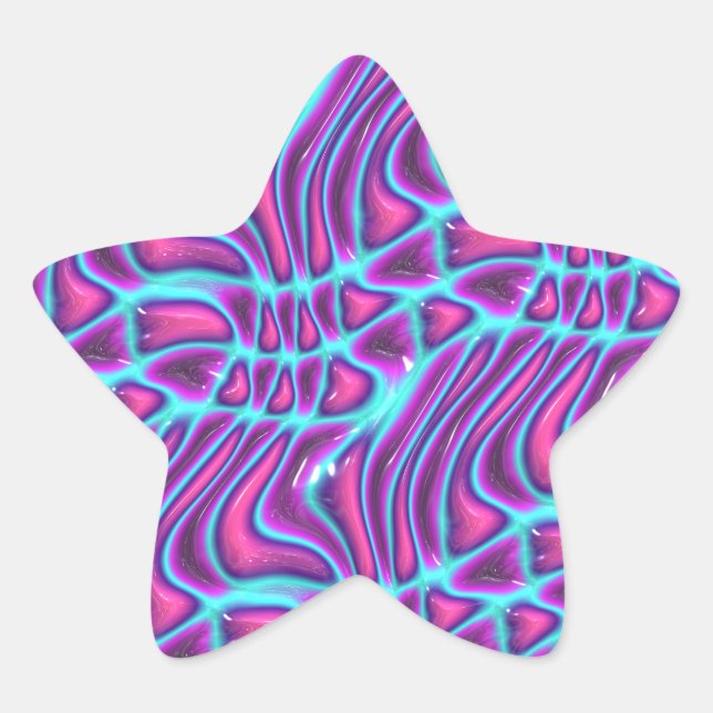 decoglam thermoplastic :  star sticker (Front)