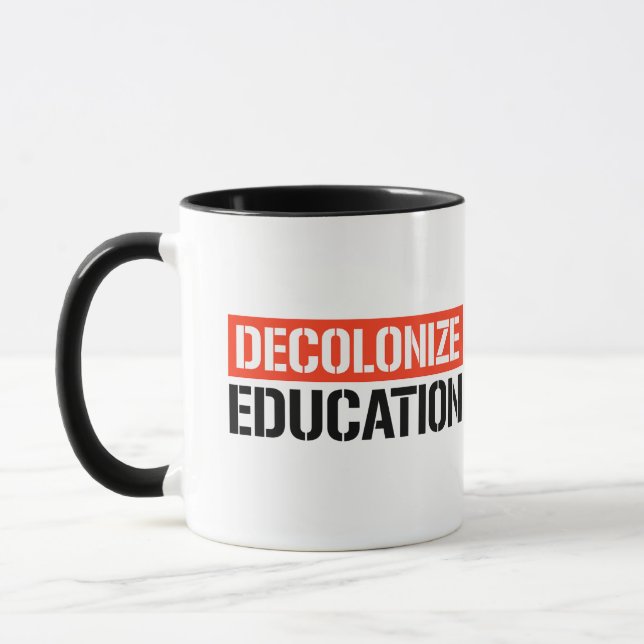 Decolonize Education Mug (Left)