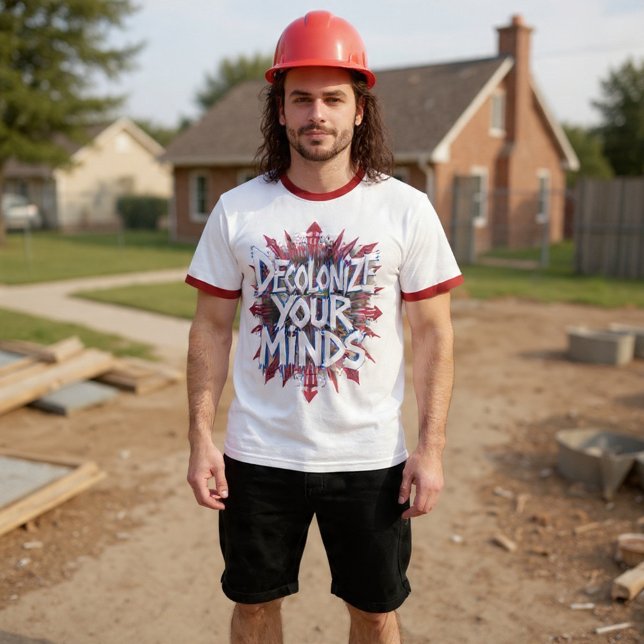 Decolonize Your Minds (Points) T-Shirt (Creator Uploaded)