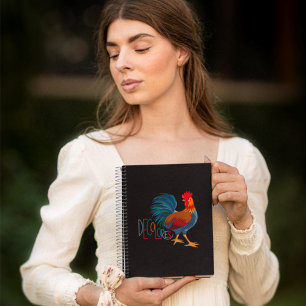 DeColores Cursillo Colorful Rooster Notebook