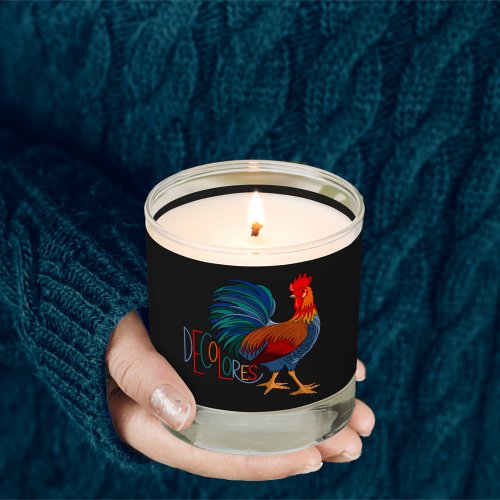 DeColores Cursillo Colorful Rooster Scented Candle