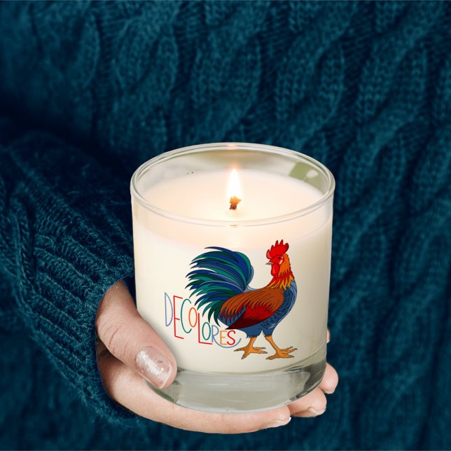 DeColores Cursillo Colorful Rooster Scented Candle (Creator Uploaded)