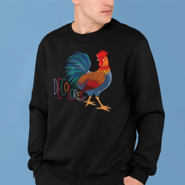 DeColores Cursillo Colorful Rooster Sweatshirt (Creator Uploaded)