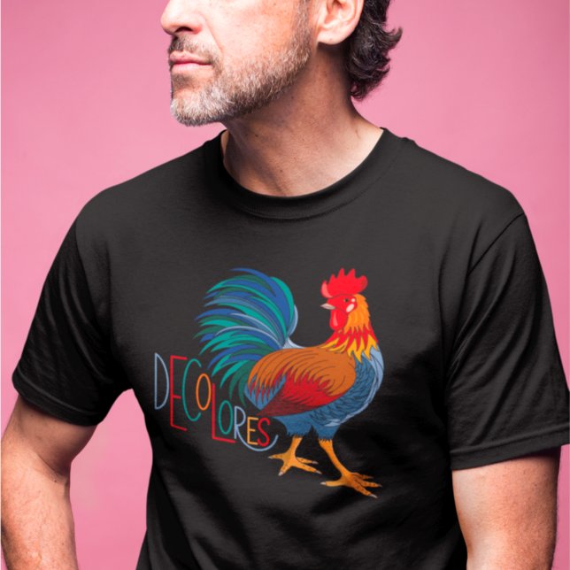 DeColores Cursillo Colorful Rooster T-Shirt (Creator Uploaded)
