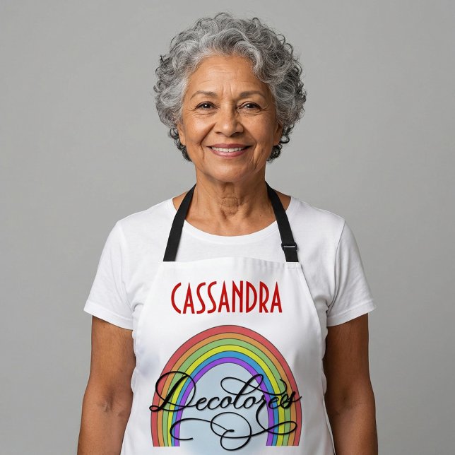 DeColores Cursillo Rainbow Faith Religion Apron (Creator Uploaded)