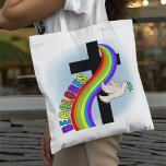 Decolores Cursillo Rainbow With Cross And Peace Do Tote Bag at Zazzle