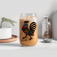 DeColores Cursillo Rooster Black Silhouette