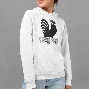 DeColores Cursillo Rooster Silhouette with Banner Hoodie