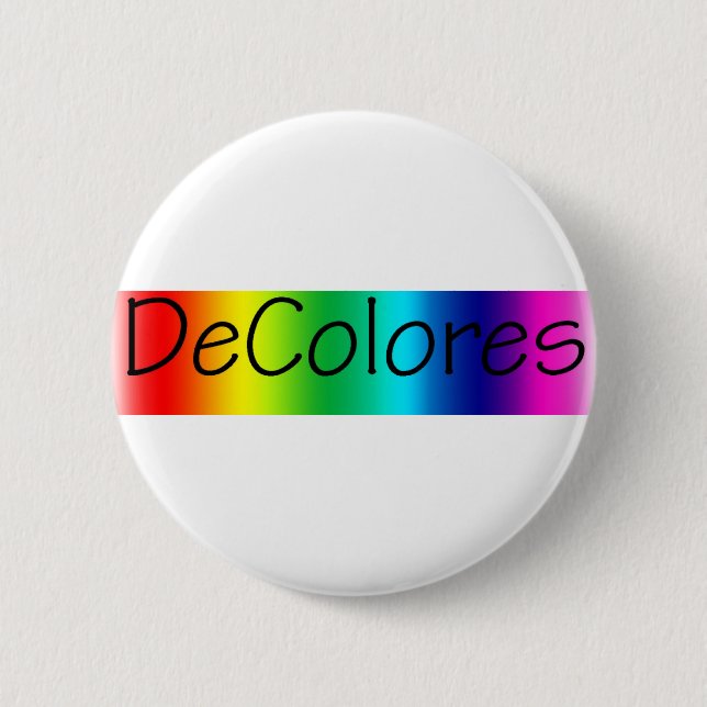 DeColores Pinback Button (Front)