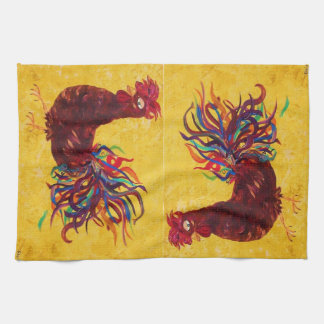 DeColores Rooster Kitchen Towel