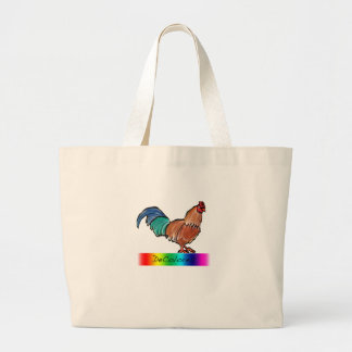 DeColores Rooster Large Tote Bag