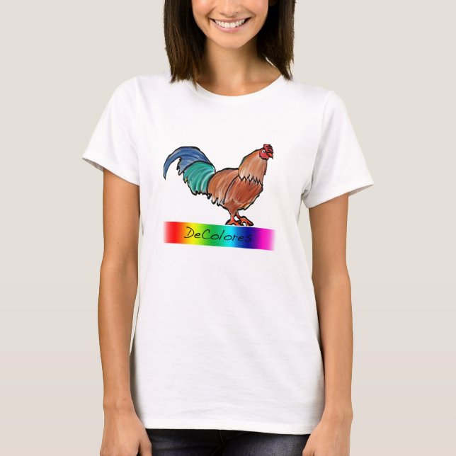 DeColores Rooster T-Shirt (Front)