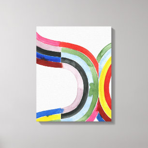 Deconstructed Rainbow - Horizontal Canvas Print