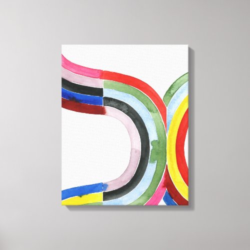 Deconstructed Rainbow _ Horizontal Canvas Print