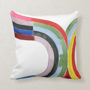 Deconstructed Rainbow - Horizontal Throw Pillow
