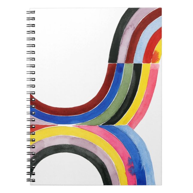 Deconstructed Rainbow - Vertical Notebook (Front)