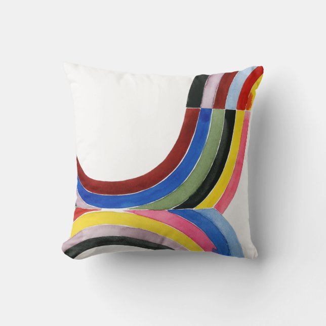 Deconstructed Rainbow - Vertical Throw Pillow (Front)